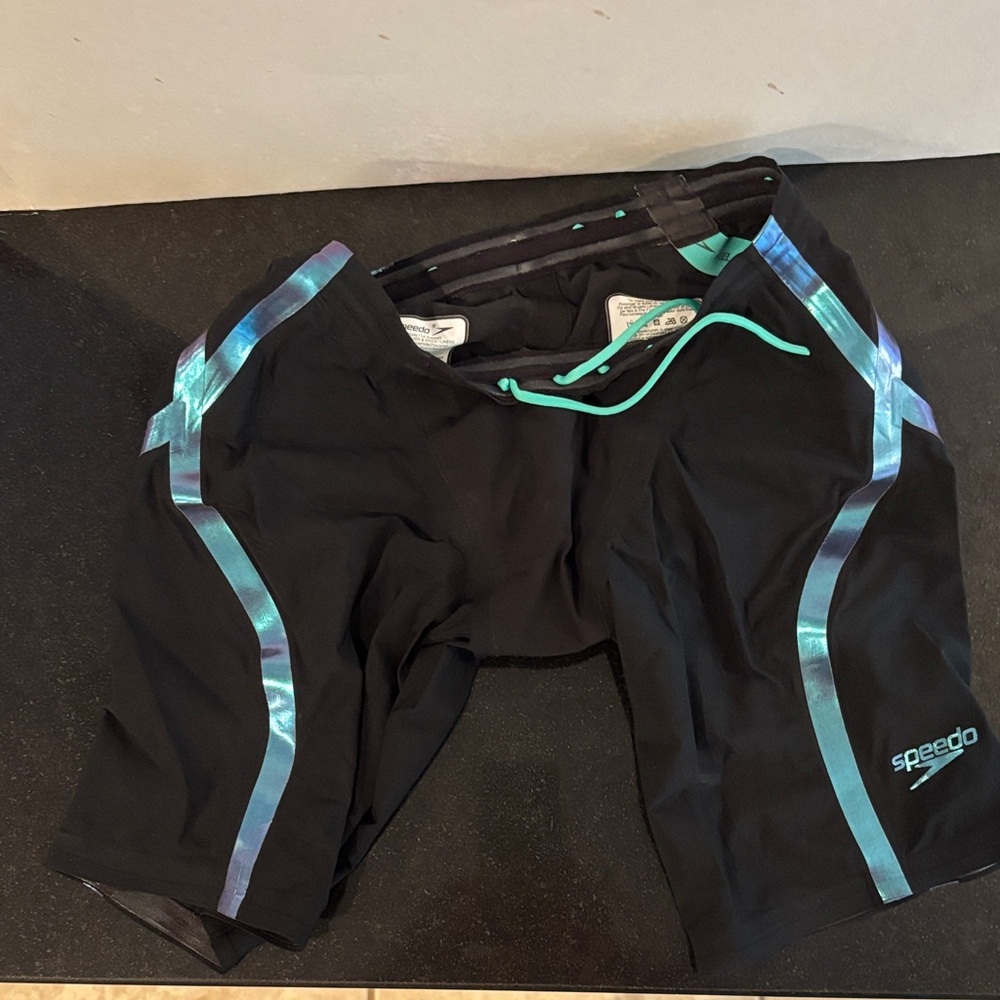Speedo LZR Racer X Male Jammer -Black and Teal